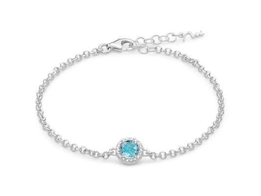 Pulsera Gemma del Cielo con central redondo BRD934