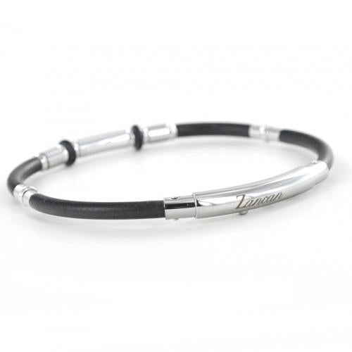 Pulsera Hombre Robertinox Caucho Negro ESB023B-N