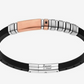 Pulsera Hombre Acero y Rosa UHB027