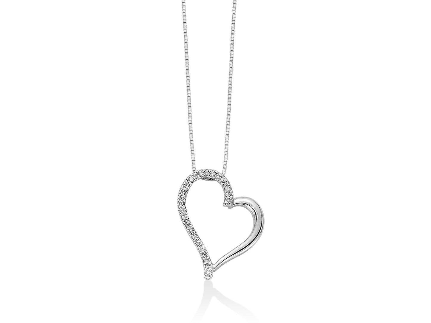 Collier Cuore in Diamanti Naturali CLD2890