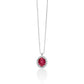 Collier Gemme Preziose Diamanti e Rubino CLD4095