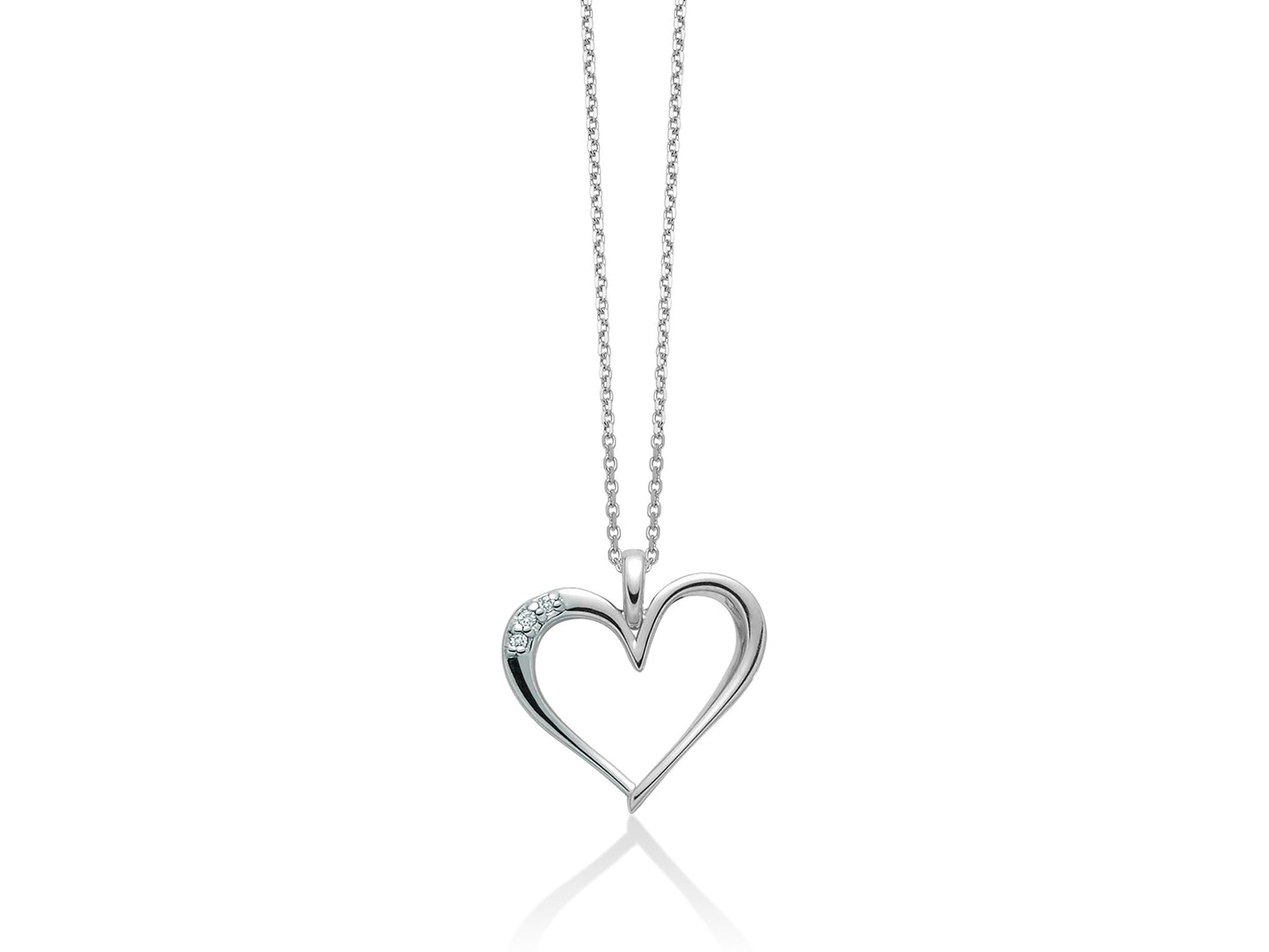 Corazón Collier con Diamantes CLD4218