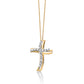 Collana Croce Diamanti CLD4304