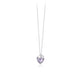 Collana con Cuore Ametista 553273
