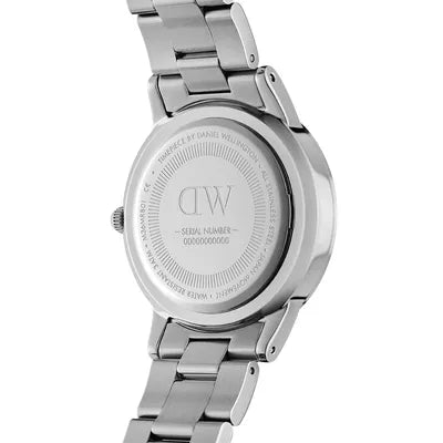 Reloj Iconic Link Arctic plateado y azul para mujer 32 mm DW00100459