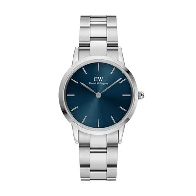 Reloj Iconic Link Arctic plateado y azul para mujer 32 mm DW00100459