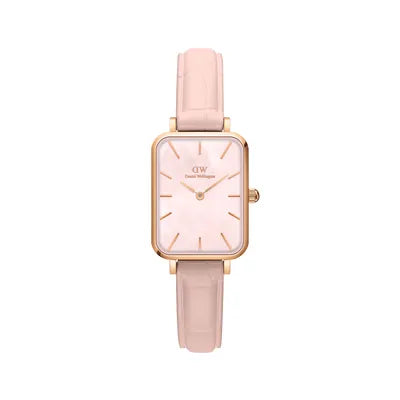 Reloj Mujer Cuadrado Pressed Rouge Rosa DW00100508