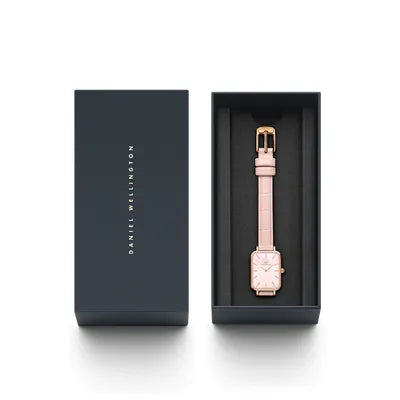 Reloj Mujer Cuadrado Pressed Rouge Rosa DW00100508