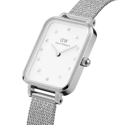 Reloj Lumine para mujer de plata prensada DW00100597