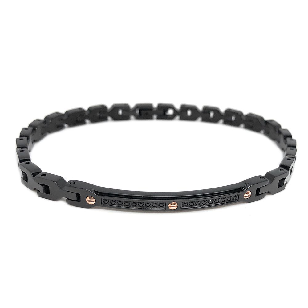 Pulsera Hiteck Hombre Negra EHB193