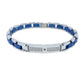 Bracciale Uomo Hiteck in Acciaio e Blu EHB204