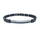 Bracciale Uomo Hiteck Nero e Acciaio EHB214