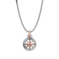 Collar de Hombre Hiteck con Circonitas Rosa de los Vientos EHC154