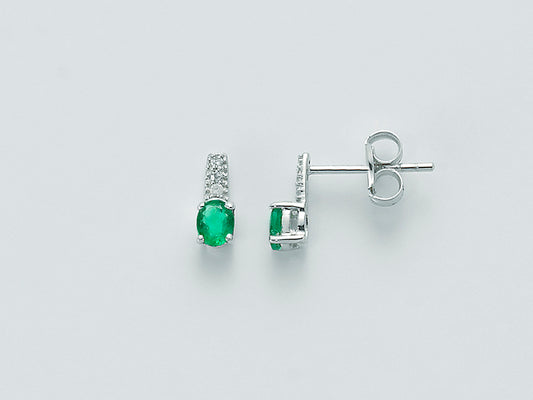 Orecchini Smeraldo con Diamanti ERD2110V2X