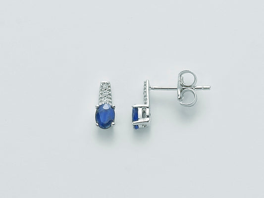 Pendientes Gems Zafiros y Diamantes ERD2111V2X