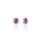 Orecchini Gemme Preziose Diamanti e Rubini ERD2395