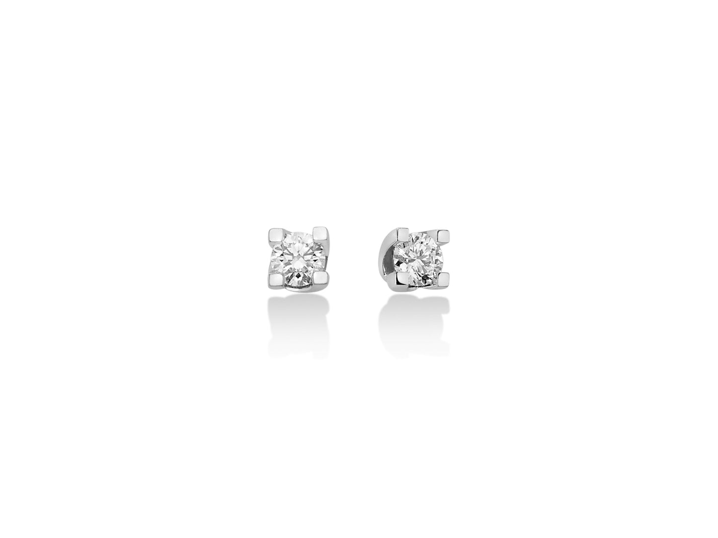 Pendientes de punto de luz de diamante natural ERD5068-040G7