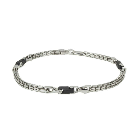 Bracciale Uomo Insignia Ceramica Nera ESB172-N