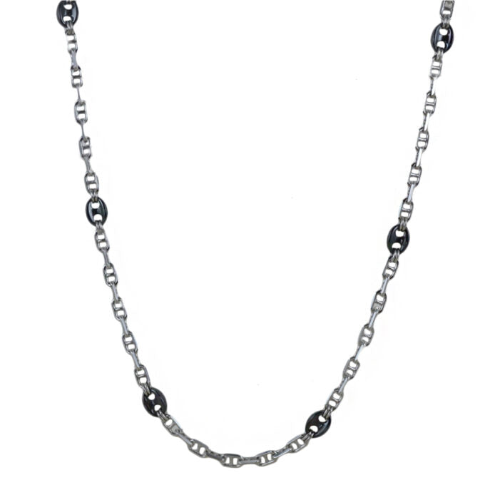 Collana Uomo in Argento a Maglia Marina ESC058-N