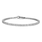Pulsera Tennis de Plata con Circonitas Blancas EVBR040002