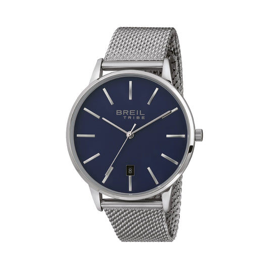 Reloj para Hombre Only Time Plata Avery y Azul Mate 41mm EW0457