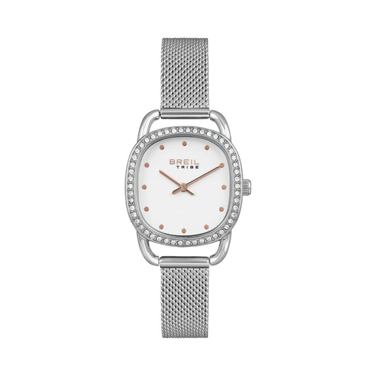 Reloj Mujer Only Time Penelope Plata y Rosa 28mm EW0491