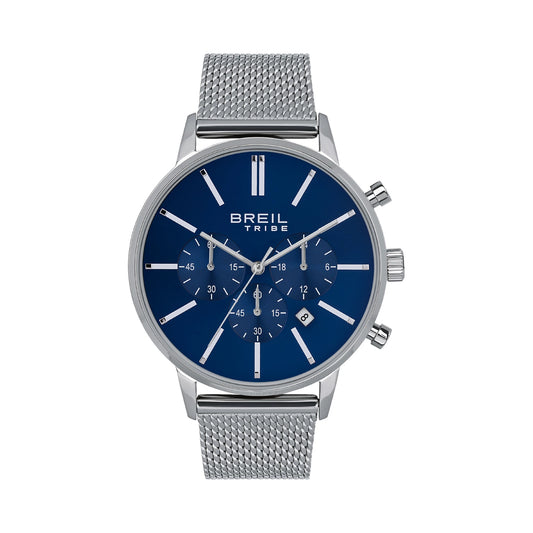 Orologio Uomo Chrono Gent Avery Silver e Blu 42mm EW0507