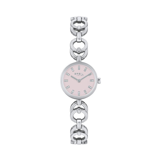 Reloj Mujer Only Time Moon Plata y Rosa 24mm EW0555