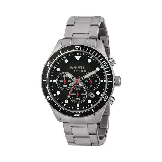 Reloj Chrono Gent Sail plateado y negro 42 mm EW0582 para hombre