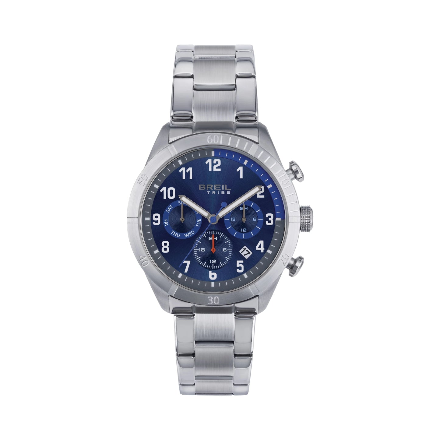 Orologio Uomo Mate con Quadrante Blu EW0593