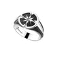 Anello Uomo in Argento con Rosa dei Venti EXA175