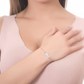 Bracciale Zirconi e Cabochon Rosa Chiaro XBR809C