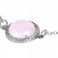 Bracciale Cabochon Rosa Chiaro e Zirconi XBR808C