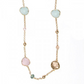 Collar Largo Dorado con Cristales Briolette XGR135D