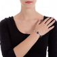 Bracciale Rodiato con Cristalli Briolette XBR149
