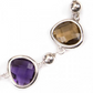 Bracciale Rodiato con Cristalli Briolette XBR149