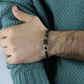 Pulsera Hombre Versilia Negra SAHB07