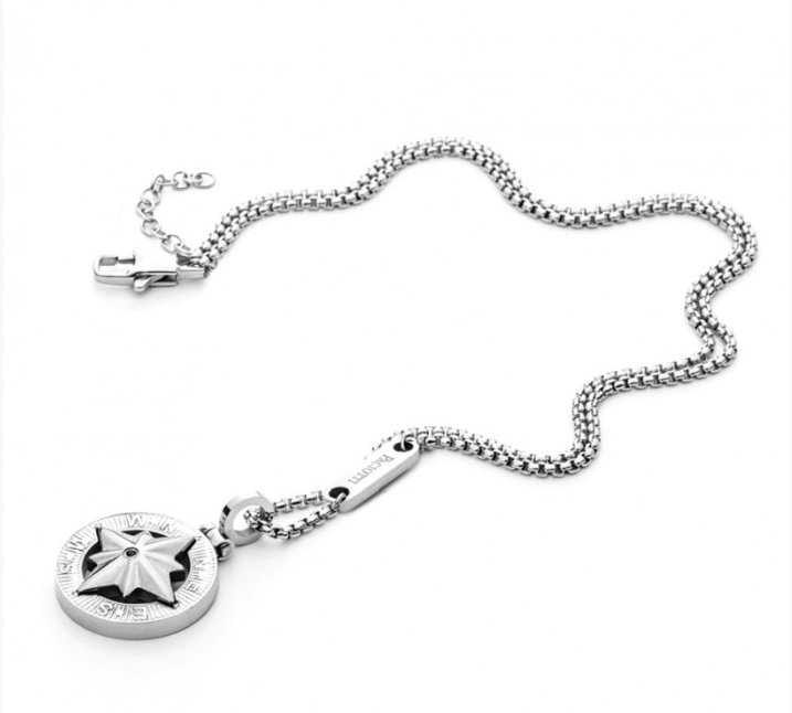 Collar de hombre de plata 4US con colgante 4UCL4982