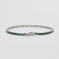 Bracciale Uomo Tennis Con Pietre Verdi 533579