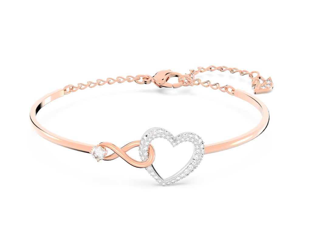 Pulsera Infinity Rígida Rosa 5518869