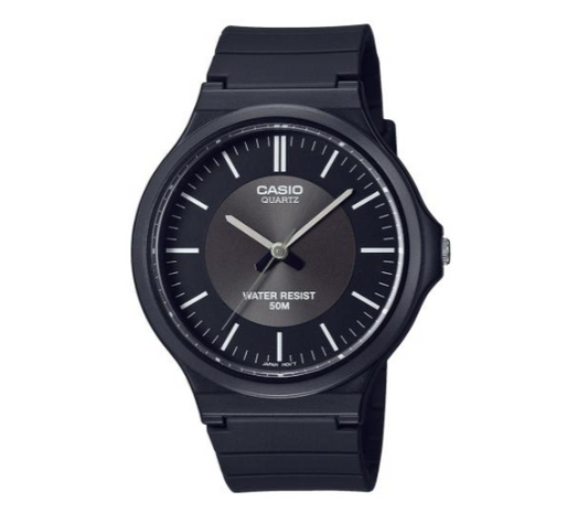 Reloj de Hombre Negro con Correa de Resina MW-240-1E3VEF 