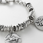 Charm Rotondo Argentato Medaglia Artiglieri 06904