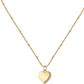 Collar Dorado con Corazón SAVL03