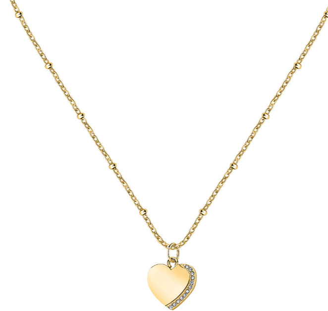 Collana Dorata con Cuore SAVL03