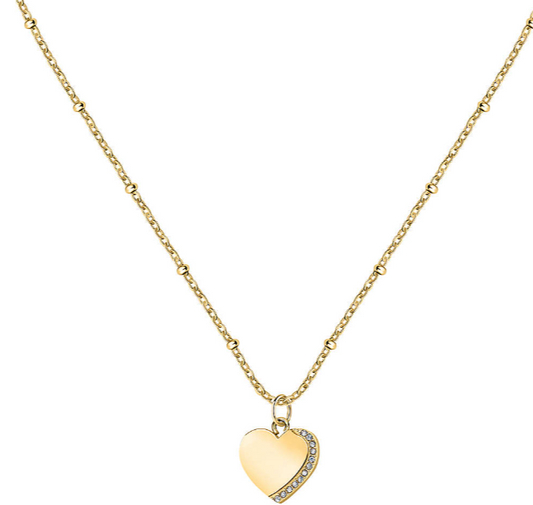 Collana Dorata con Cuore SAVL03