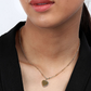 Collar Dorado con Corazón SAVL03