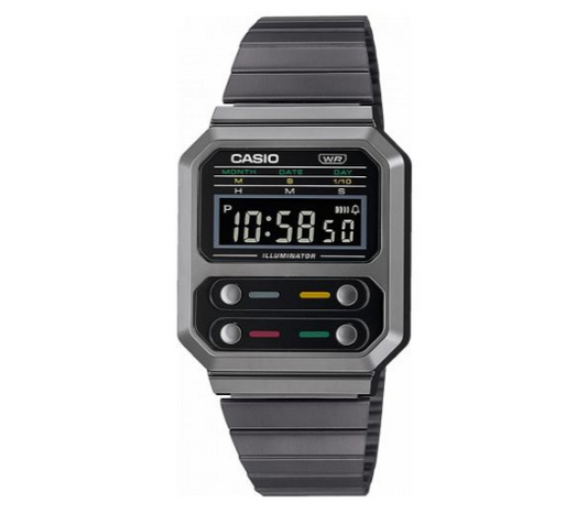 Orologio Uomo Digitale Acciaio Nero A100WEGG-1AEF