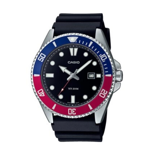 Reloj para hombre negro, azul y rojo MDV-107-1A3VEF