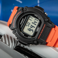 Reloj Digital Hombre Correa Naranja y Negra W-219H-4AVEF