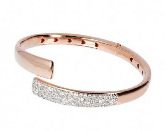 Pulsera Altissima Rosato con Circonitas Blancas WSBZ01441.W